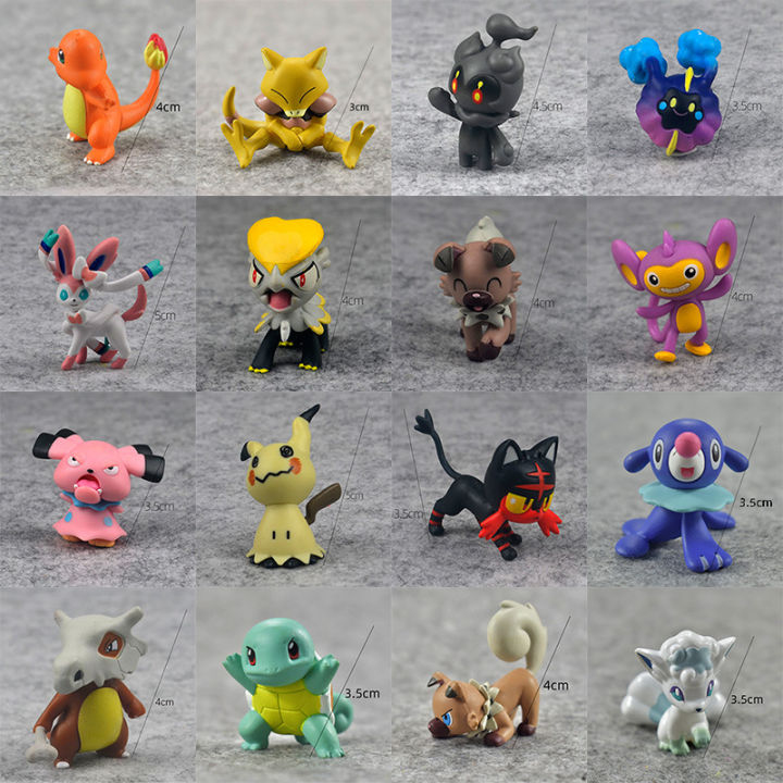 Pokémon Pokemon Jenny Turtle Frog Seed Ice Six Tails Figure Ornament Toy
