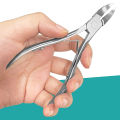 Toenail Clippers for Thick or Ingrown Toenails - Heavy Duty Nail and Cuticle Clippers, Surgical Grade Stainless Steel Nail Clippers for Hangnails. 