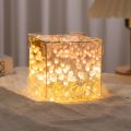 DIY Flower Sea 3D Cloud Tulip LED Night Light Mirror Table Lamps. 