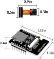ESP32-CAM Module WiFi + Bluetooth-compatible Camera Module Development Board ESP32 With Camera Module. 
