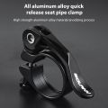 Quick Release Seat Tube Clamp Quick Release Bike Seat Clamp Easy Install High Strength Aluminum Seatpost Clamp for Cyclists Bicycle Seat Post Clamp. 