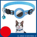 Pet GPS Accessories Anti-Lost Cat Collar Apple Airtag Tracker Protective Case With Bell Reflective Cat Necklace Kitten tool. 