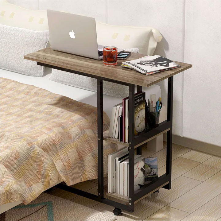 Wooden Laptop Table For Sofa, Bed ,Study Table and dining , Office table With Wheels Multi Functional