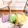 Fashion Solid Women's Shoulder Bag Artificial Leather Square Underarm Bags Ladies Handbags For Daily Used. 