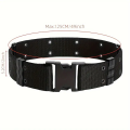 Belt Nylon Web Firm Uniform Belt Military-Belt-Outdoor-Training-Duty-Tool-Belt - Black. 