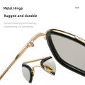 Iron Man Tony Stark Photochromic Sunglasses Men Women Luxury Pilot Polarized Sun Glasses Fashion Summer Holiday Square Shades. 