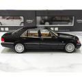 Diecast 1/24 Benzs Vintage W140 320SEL Alloy Car Model Simulation Toy Vehicle Sound Light. 