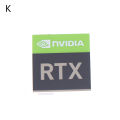 NVIDIA GTX RTX GEFORCE Sticker Laptop Label Graphics Card Label. 