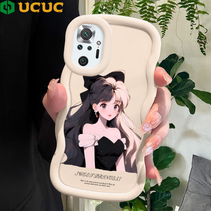 UCUC for Redmi Note 10 Pro Note 10 Pro Max Back Cover Black Dress ...