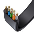 Baseus Ethernet Cable, Cat6 1000Mbps High Speed RJ45 Flat Internet LAN Cable, Compatible for PC PS5 PS4 Xbox Smart TV Router. 