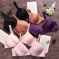 Non Wired Brazier for Women Plain Foam Padded Lifting Bras for Girls with Adjustable Straps and Back Closure for B and C Cups. 