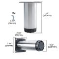 6 Inch Furniture Legs Stainless Steel Feet Sofa. 