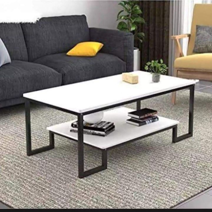 Saas-flow center table for drawing room Nesting Coffee Table Cocktail Tables With iron Base and Wooden Top