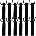 50 Pcs Black Velvet Pen Pouch Sleeve Holder Single Pen Bag Case Pencil Bag. 