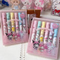 6pcs/set sanrio hello kitty cartoon highlights marker pen student art drawing doodle marker marker marker pen school. 