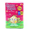 BONA PAPA Medium Size Baby Diaper (50 Pcs) Diapers Plus. 