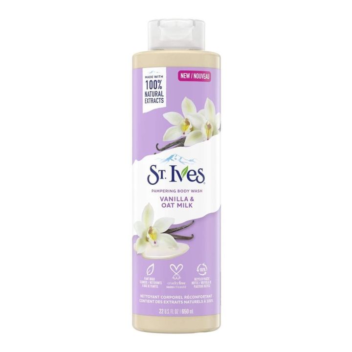 Vanilla & Oat Milk Pampering Body Wash, 650ml