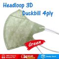 【Ready Stock】 50Pcs Korean Style Duckbill Headloop Mask Earloop Mask Spot Mask Mask 5D Adult Mask. 