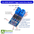 1/5 pcs 15A 400W MOSFET Trigger Switch Drive Module PWM Regulator Control Panel for arduino by Electrica. 