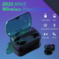 F9-9 TWS Bluetooth 5.0 Wireless Headset Support IOS/Android With 10m Connection Distance Built In High-definition Mic. 