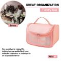 Wash Bag Toiletries and Cosmetic Organizer Bags with Full of Storage | Make Up Bags Pouch with Zipper For Travelling | Multipurpose Luxury Traveling Cosmetic Bags for Women. 