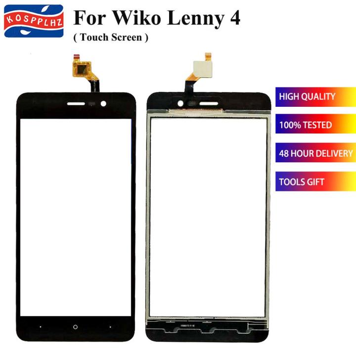 KOSPPLHZ 5.0 inches For wiko lenny 4 Touch Screen Glass New Digitizer Panel Wiko lenny4 Mobile Phone Touch Screen Panel Lens