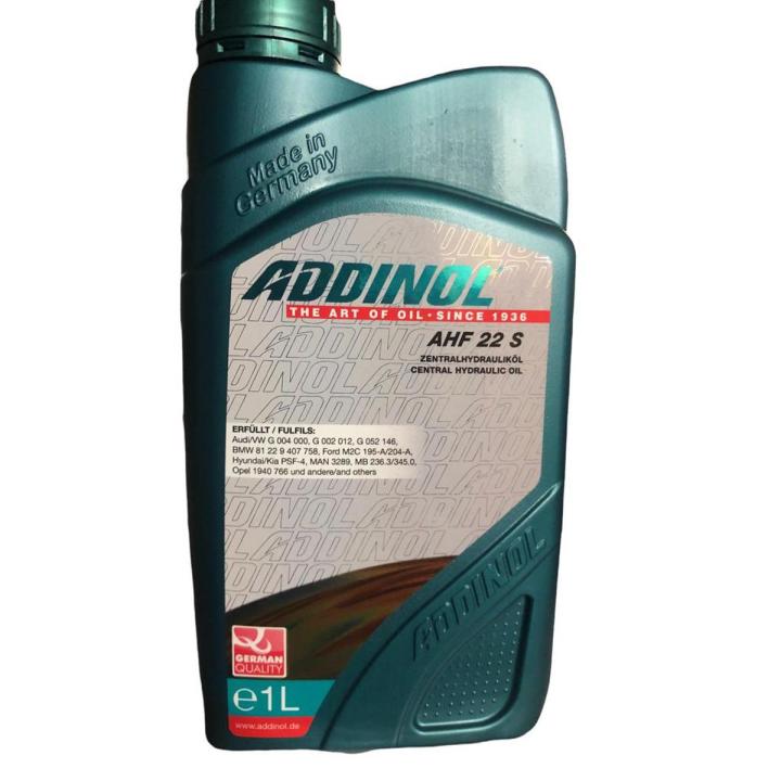 Addinol Ahf 22 S Central Hydraulic Fluid 1Liter