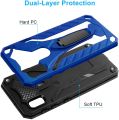 Samsung Galaxy A71 Slim Armor Back Cover with Dual-Layer Protection, Integrated Kickstand, and Shock Absorption. 