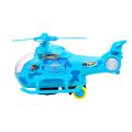 Battery Operated Musical Helicopter Toy with 360-Degree Rotation, with Attractive Flash Light, Bump & Go Vehicle Toys for Kids.. 