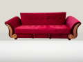 Sofa Combed With Storage 3 Seater Red Valvet & Custumize Colours Special Offer Available From Customized........ 