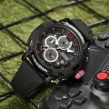Megir brand fashion business, large dial, timepiece, sports, silicone, date, quartz men's watch. 