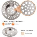 Stainless Steel Kitchen Sink Strainer Sink Filter Food Slag Filter Bath Basin Drain Filter Portable Waste Collector Bathroom Water Strainer. 