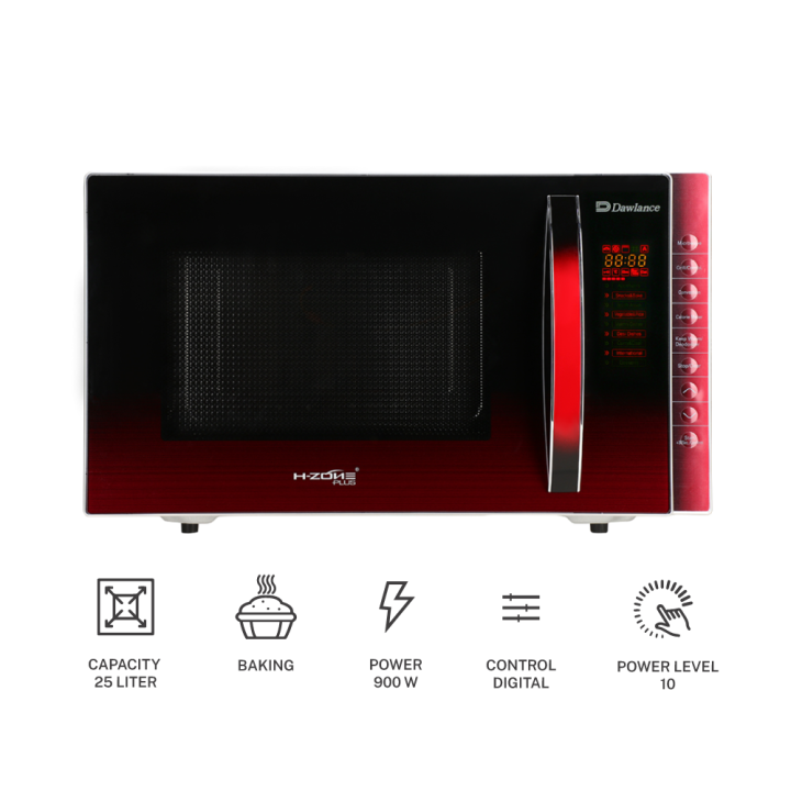 Dawlance Microwave Oven DW 115 CHZP / Large Capacity / Grill Cooking  / Auto Cook Menu / 25 Litres / Micro wave