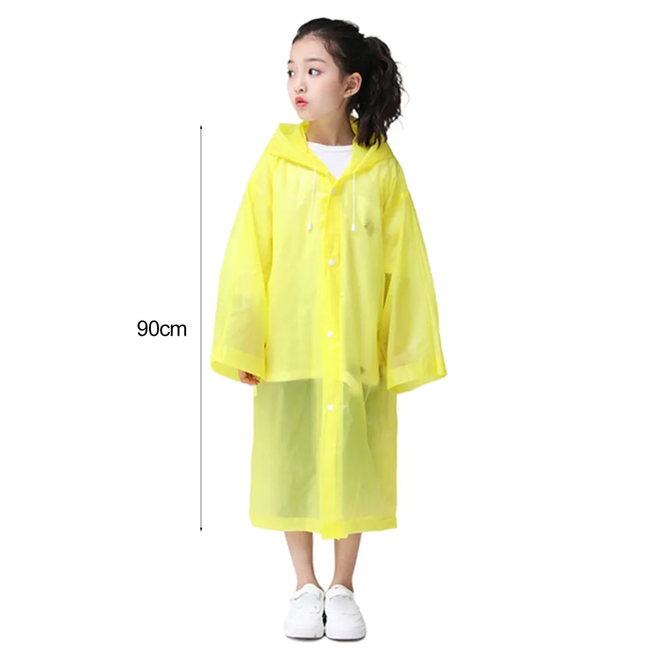 Long Raincoat Convenient Outdoor Kids Rain Coat Daraz.pk