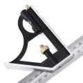 3 in 1 300 mm Measuring Ruler Adjustable Measuring Ruler Multi Combination Square Angle Finder. 
