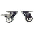 2 inch heavy caster wheels for furniture, counter, trolley with brake. 