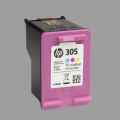 HP 305 Cartridge - Tri Color - 100% Original Ink Cartridge. 