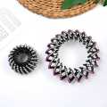 Fashion WomenBun Crystal Hair Buckle Hair Clip Bird Nest Expanding For Hair Accessories Female Ponytail Headwear. 