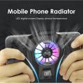 MEMO DL05 Phone Radiator Phone Cooling Fan Semi-Conductor With Temperature Display Portable Mini PUBG Phone Cooler Fan For Smartphone/Gaming. 