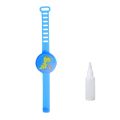 【Atoztide Store】Wrist Hand Sanitizer Dispenser Hand Portable Bracelet Silicone Squeezy Wristband Hand Dispenser d4. 