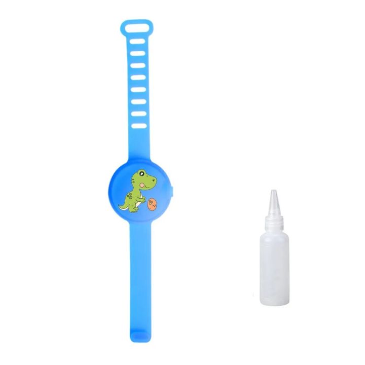 【Atoztide Store】Wrist Hand Sanitizer Dispenser Hand Portable Bracelet Silicone Squeezy Wristband Hand Dispenser d4