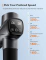 Massager TaoTronics Professional Deep Tissue Muscle Massager Percussion Handheld Electric Muscle Massager with 10 Speed Levels 6 Massage Heads for Gym Office Home Post-Workout Recovery. 