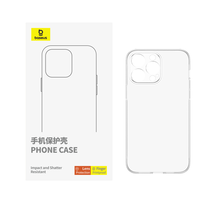 Baseus Simple Series II for iPhone 15 Pro | iPhone 15 Pro Max Clear Case