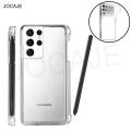 For Samsung S21 Ultra S Pen Slot Phone Case soft TPU clear Shockproof back cover For Galaxy S21 Ultra SM-G998 Stylus Pen Socket. 
