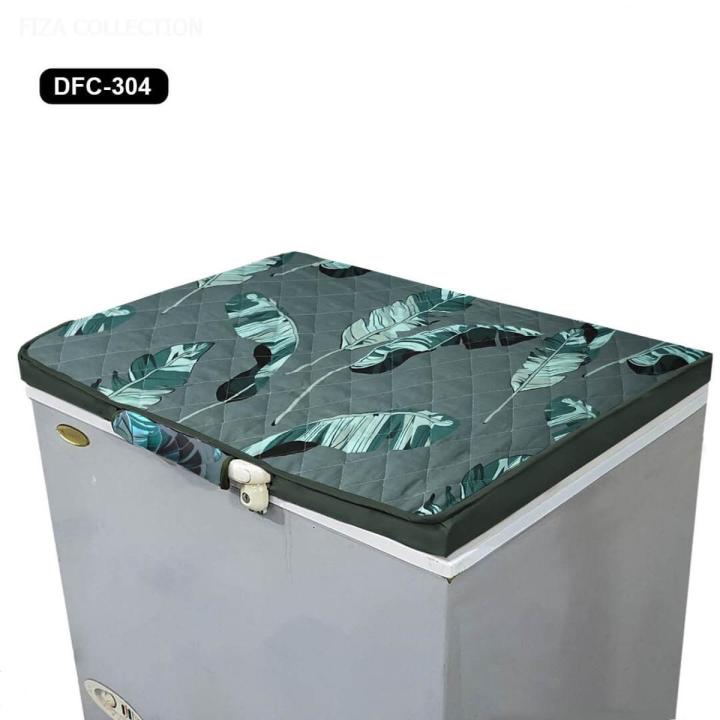 Small Single Door Deep Freezer Cover Made By Dual Layer Cotton Fabric Polyester Quilting
