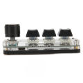 3 Key Small Keypad, USB Mechanical Keyboard Multifunctional Shortcut for DIY Programming. 