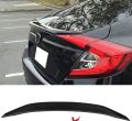 Unpainted | Honda Civic X Trunk Lip Spoiler | Model 2016 – 2021 | Rear Trunk Sports Spoiler | Decorative Look. 