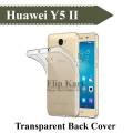 Back Cover Transparent Soft Crystal Clear Case For Huawei Y5II / Y5-2 / Y5 II. 