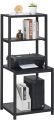 Printer Stand with Storage Shelf, 49.2 inch Large Tall 4 Tier Printer Table for Home Office Organization Space Saving Desk Rack for Printer Computer CPU Shredder. 