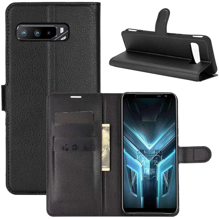 Asus ROG Phone 3 ZS661KS Case, PU Leather with Credit Card Holder Case Slim Wallet Flip with Stand Cover Purse Protective Shell for Asus ROG Phone 3 ZS661KS Phone Case